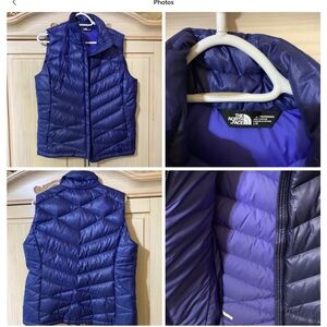 The North Face Purple Puffer Vest